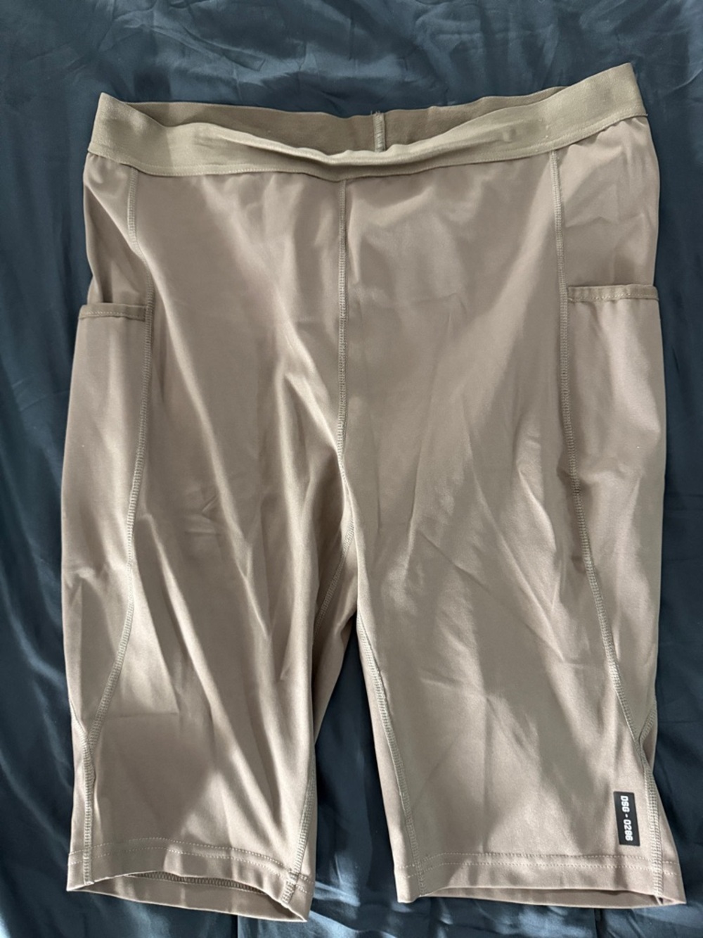 ASRV Men's Sand/Taupe Compression Shorts